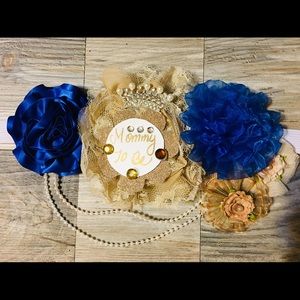 Baby shower belly sash